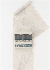 大島紬 白泥染め 渚の煌めき（ご予約受注品） | カジュアル着物