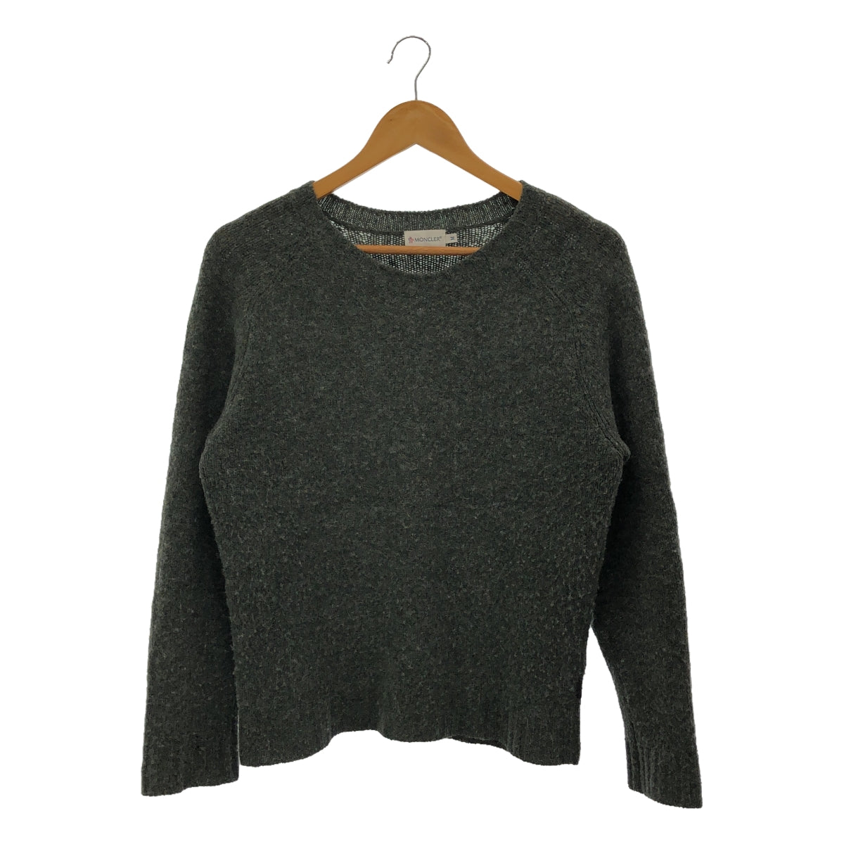 MONCLER / モンクレール | MAGLIONE TRICOT GIROCOLLO ウール エルボー