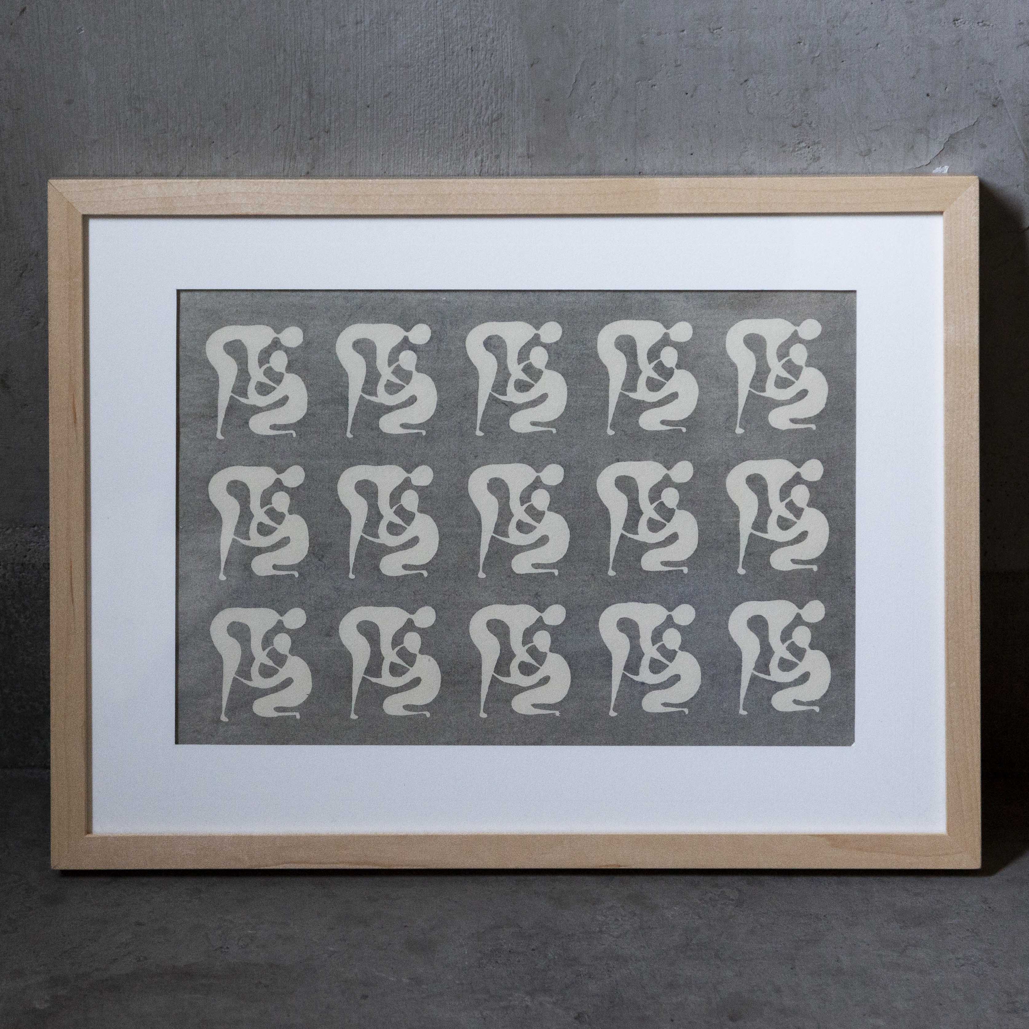 望月通陽｜染絵｜蕩児の帰宅 – 青花の会｜seikashop