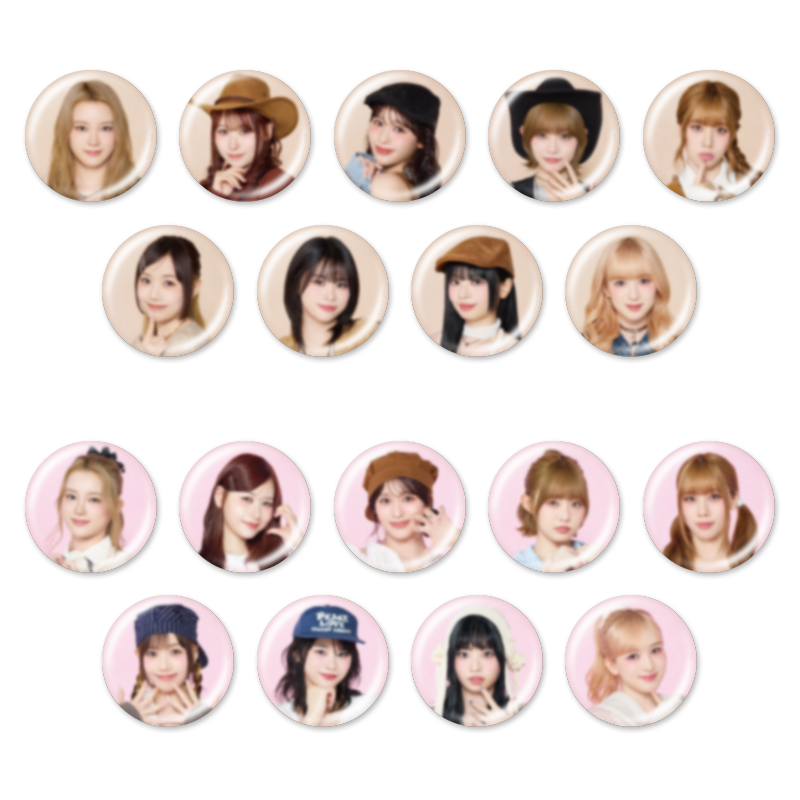 缶バッジ [ランダム/全18種] / 2025 ME:I 1ST ARENA LIVE TOUR 