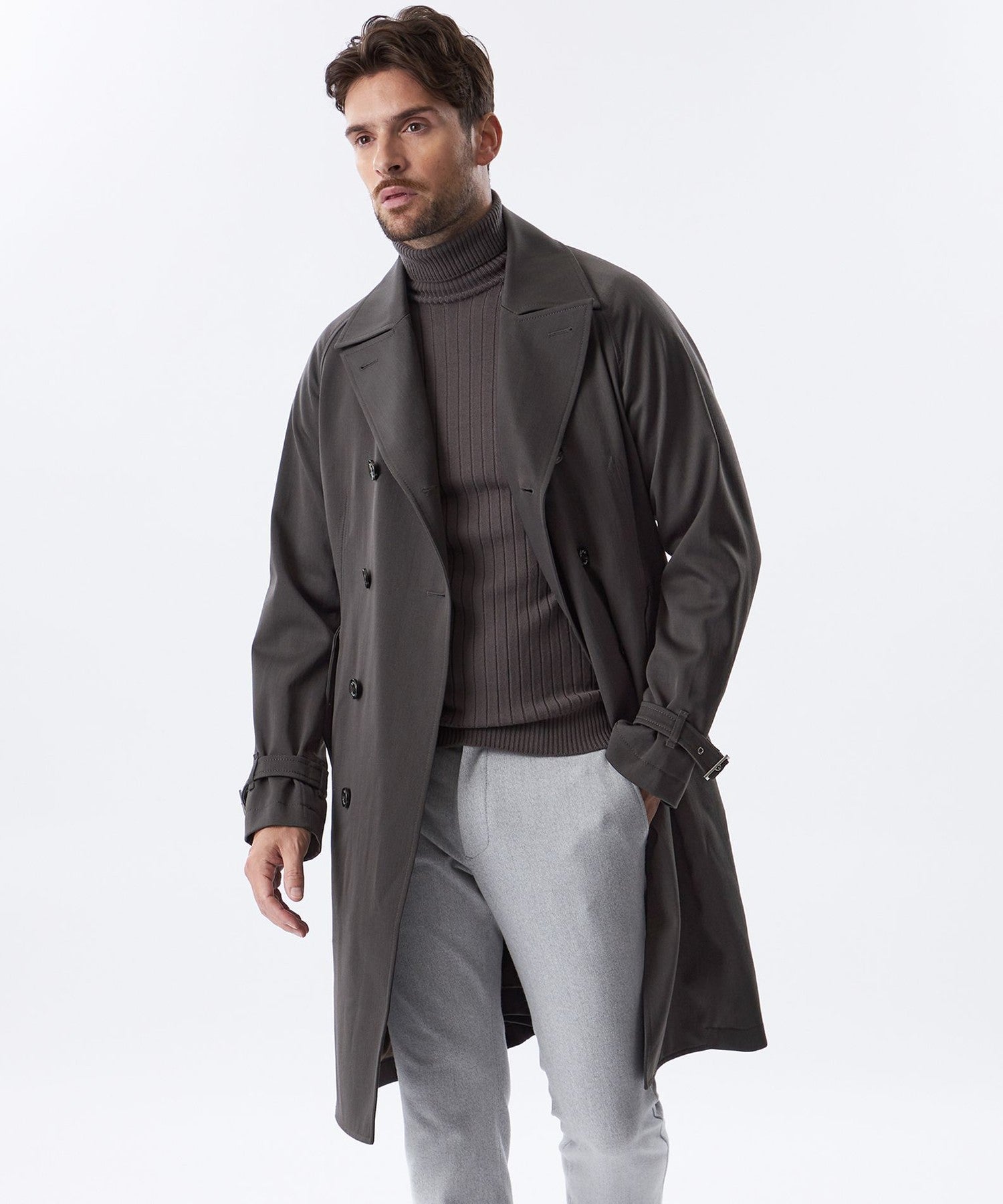 ダブルブレストウールミックスコート(コート)｜EPOCA UOMO(エポカ