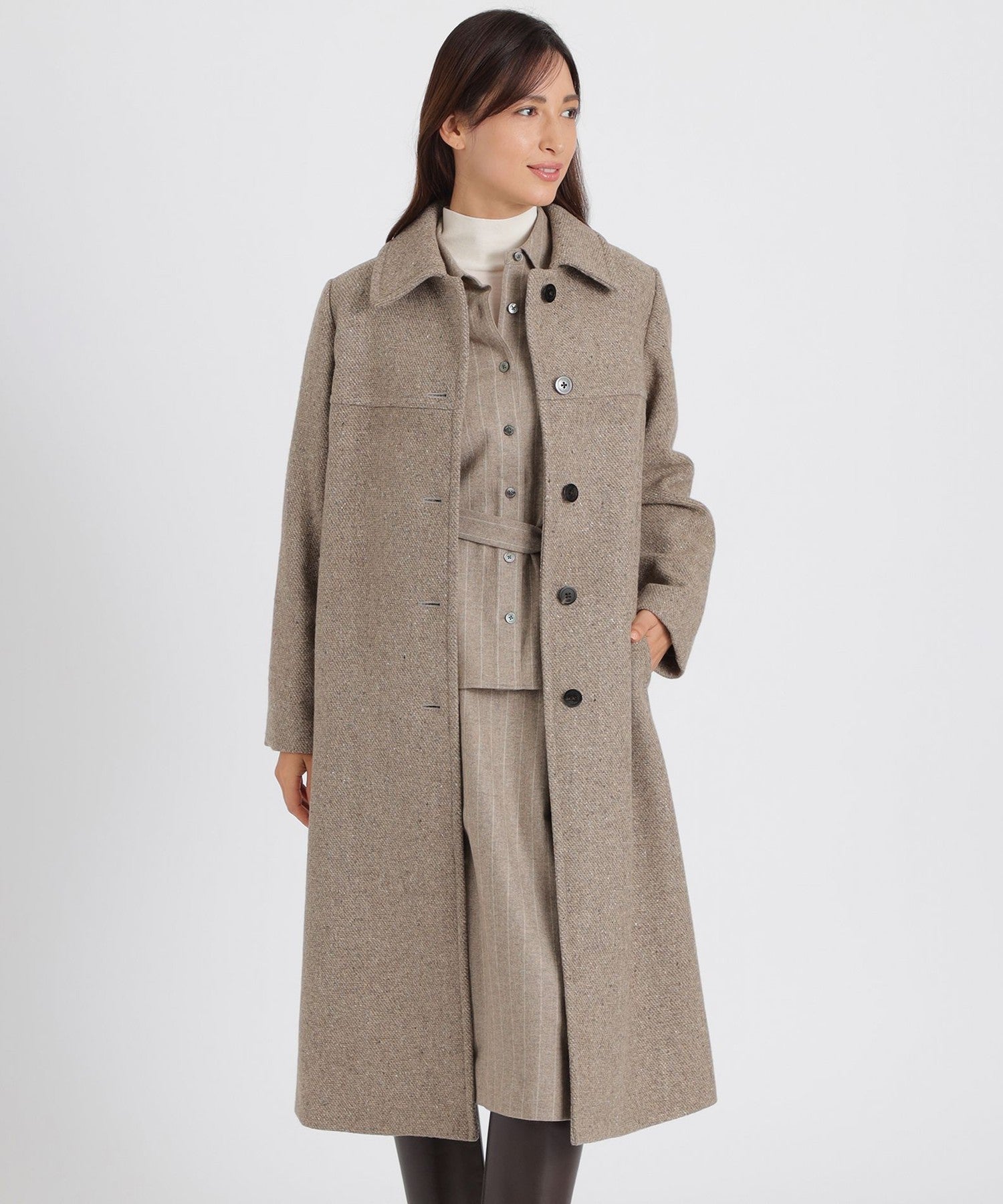 Precious掲載】ネップツイード コート(コート)｜Paul Stuart(ポール