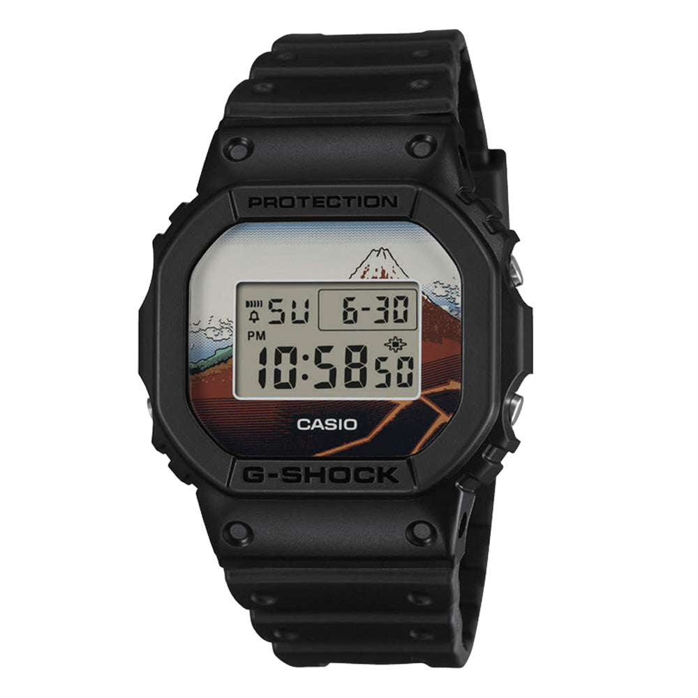 ジーショック 葛飾北斎 山下白雨 DIGITAL 5600 SERIES クォーツ DW