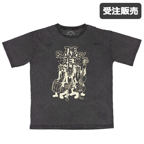 受注販売】BLANKEY JET CITY / BJC DOG FOOD vintage clash T-shirts