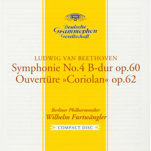 ヴィルヘルム・フルトヴェングラー / ベートーヴェン：交響曲第4番