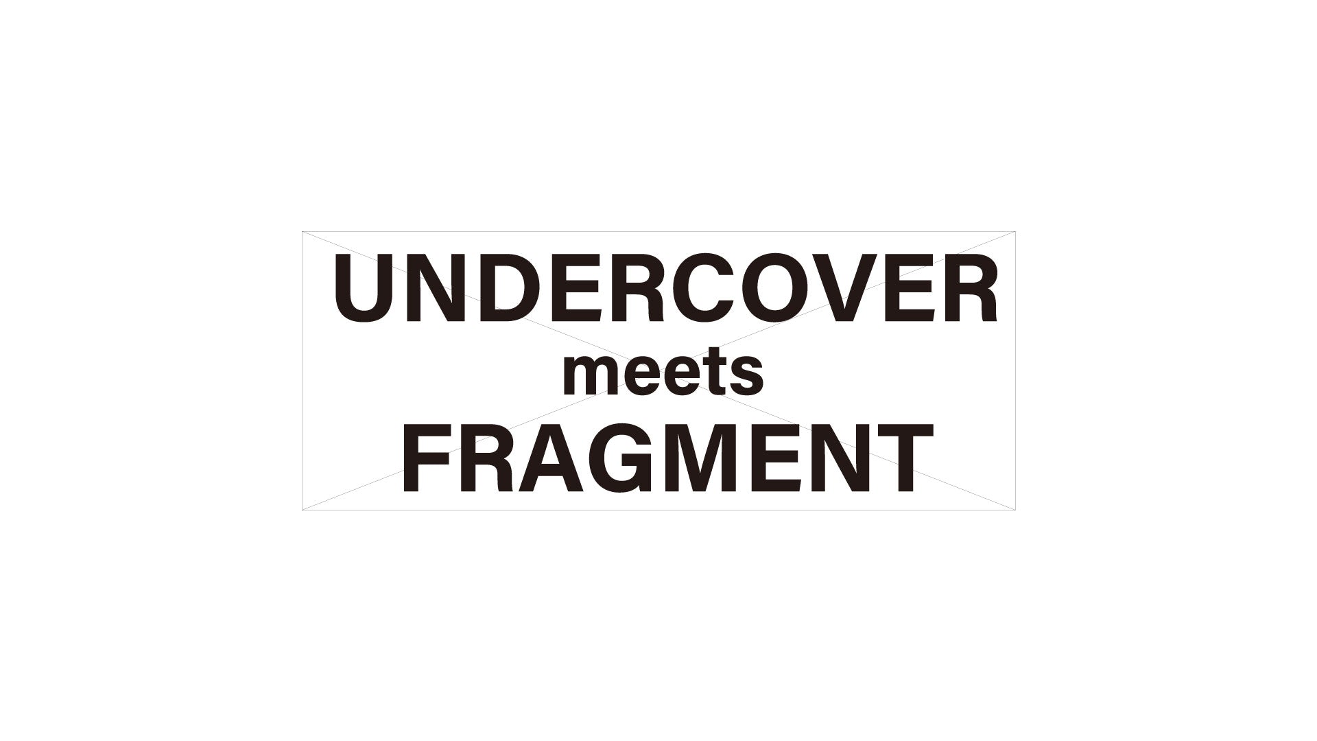 UNDERCOVER meets FRAGMENT – V.A. TOKYO ONLINE STORE