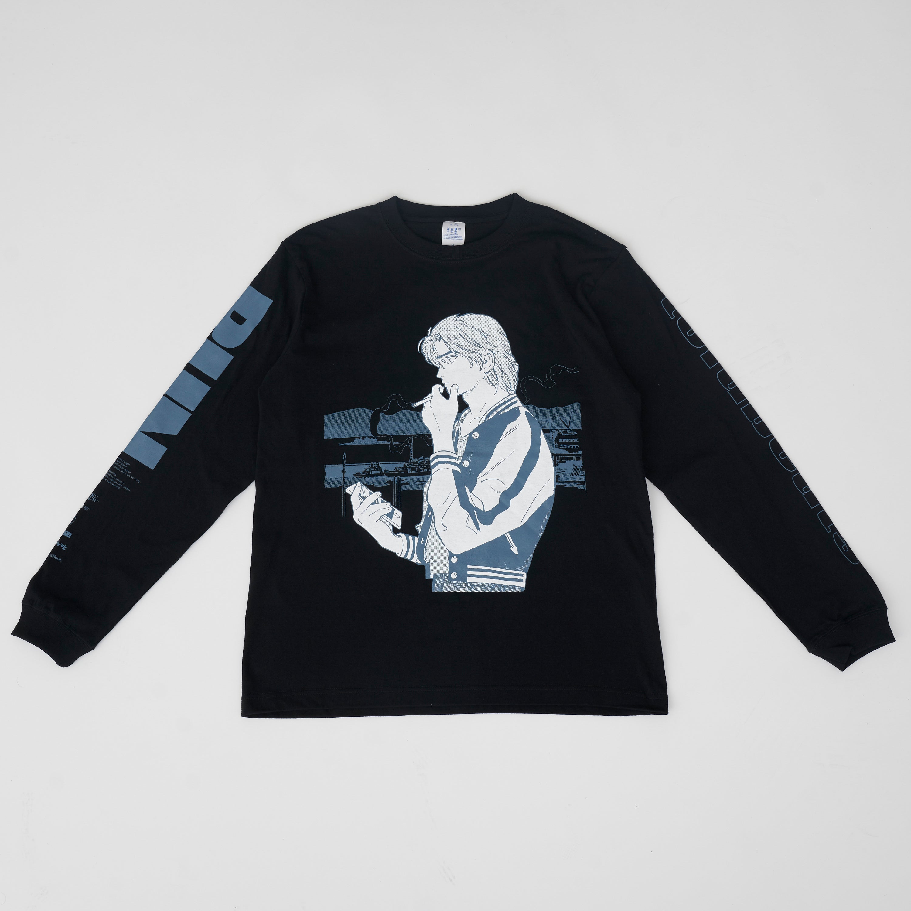 10th anniv. 「RUN」Long Sleeve T-Shirt BLACK – ワーナー