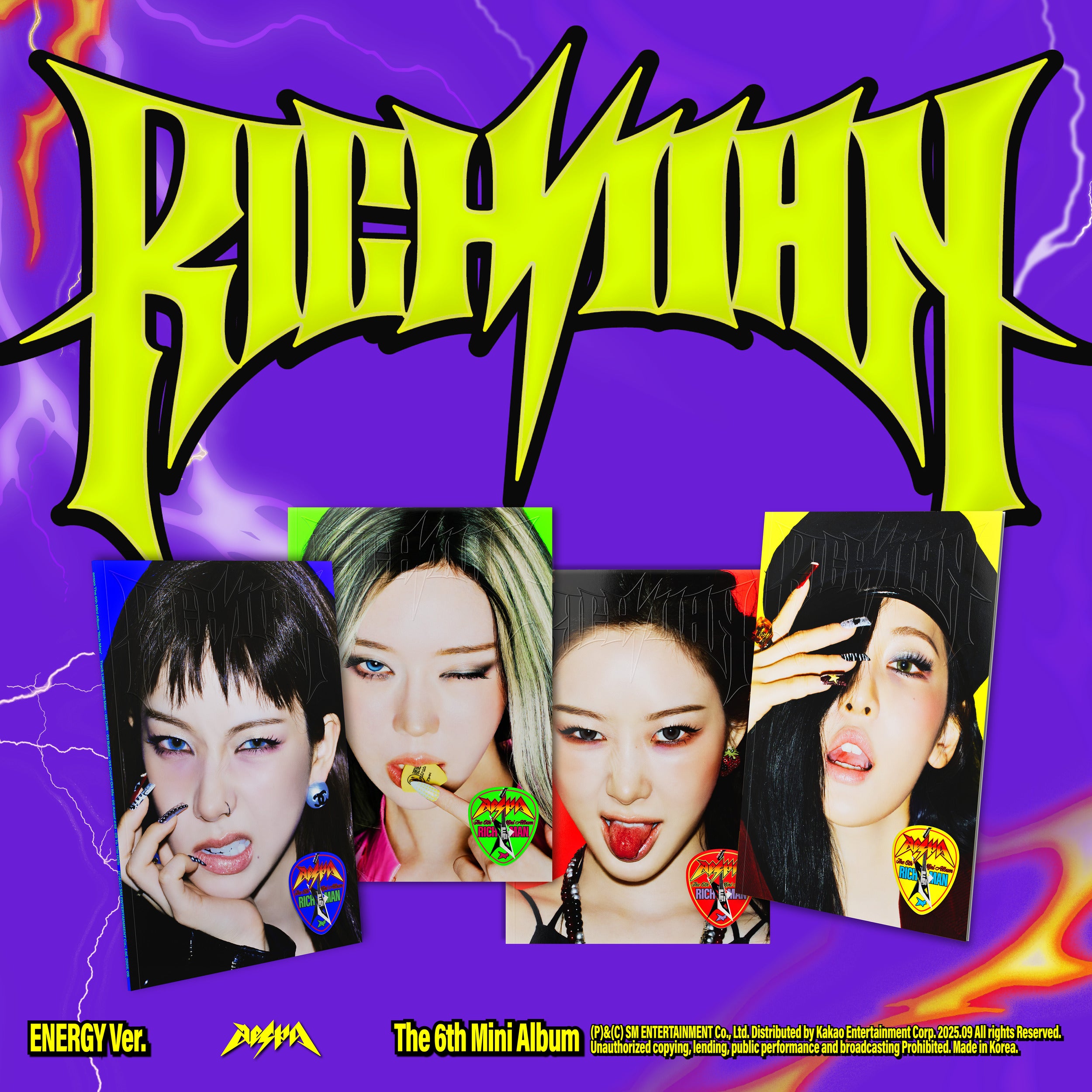 The 6th Mini Album 'Rich Man' (ENERGY Ver.) – ワーナーミュージック