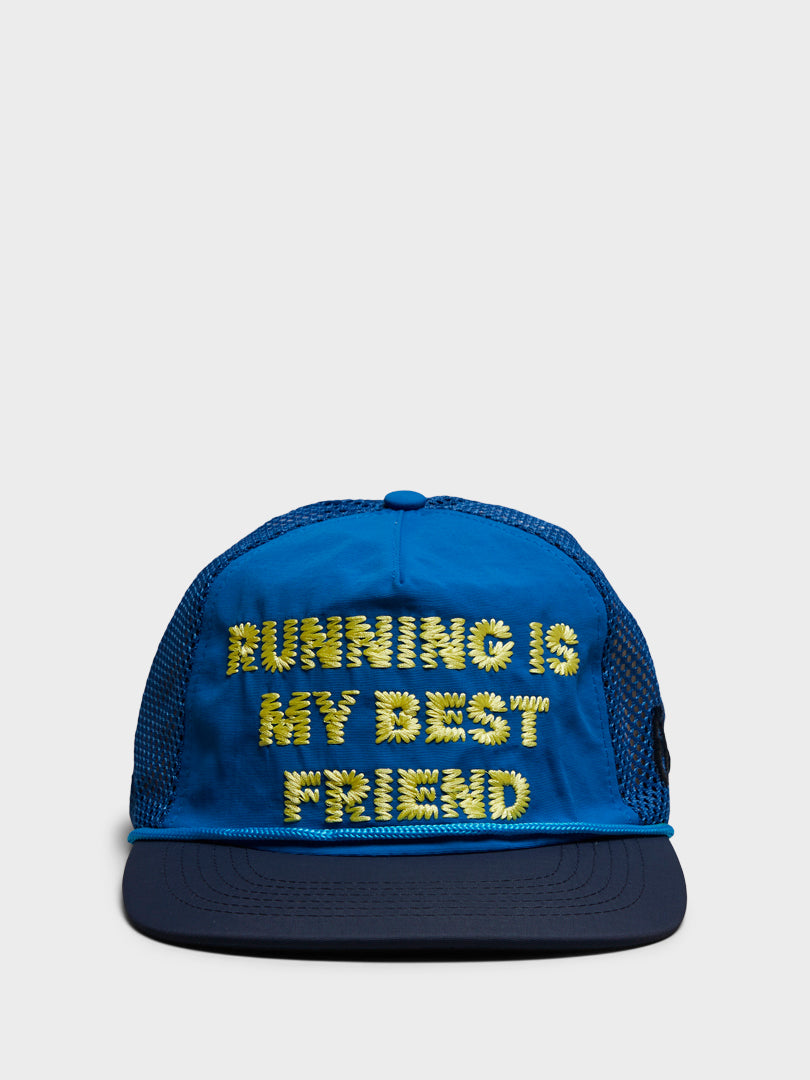 Alex Zono - Running Is My Best Friend Trucker Cap in Blue – Stoy