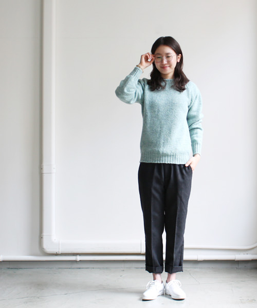 Jamieson's(ジャミーソンズ) シャギードッグクルーネックニット