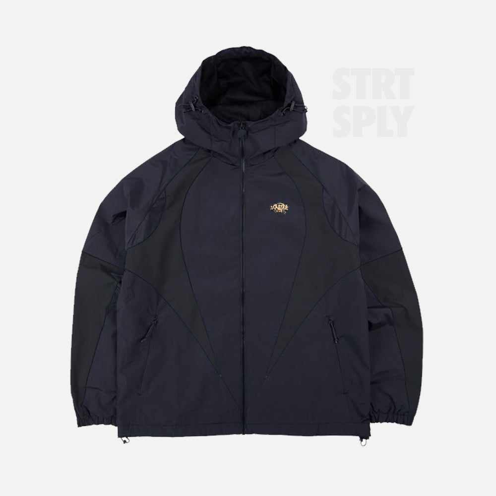 Syna World Vortex Woven Jacket - Black / Rose Gold