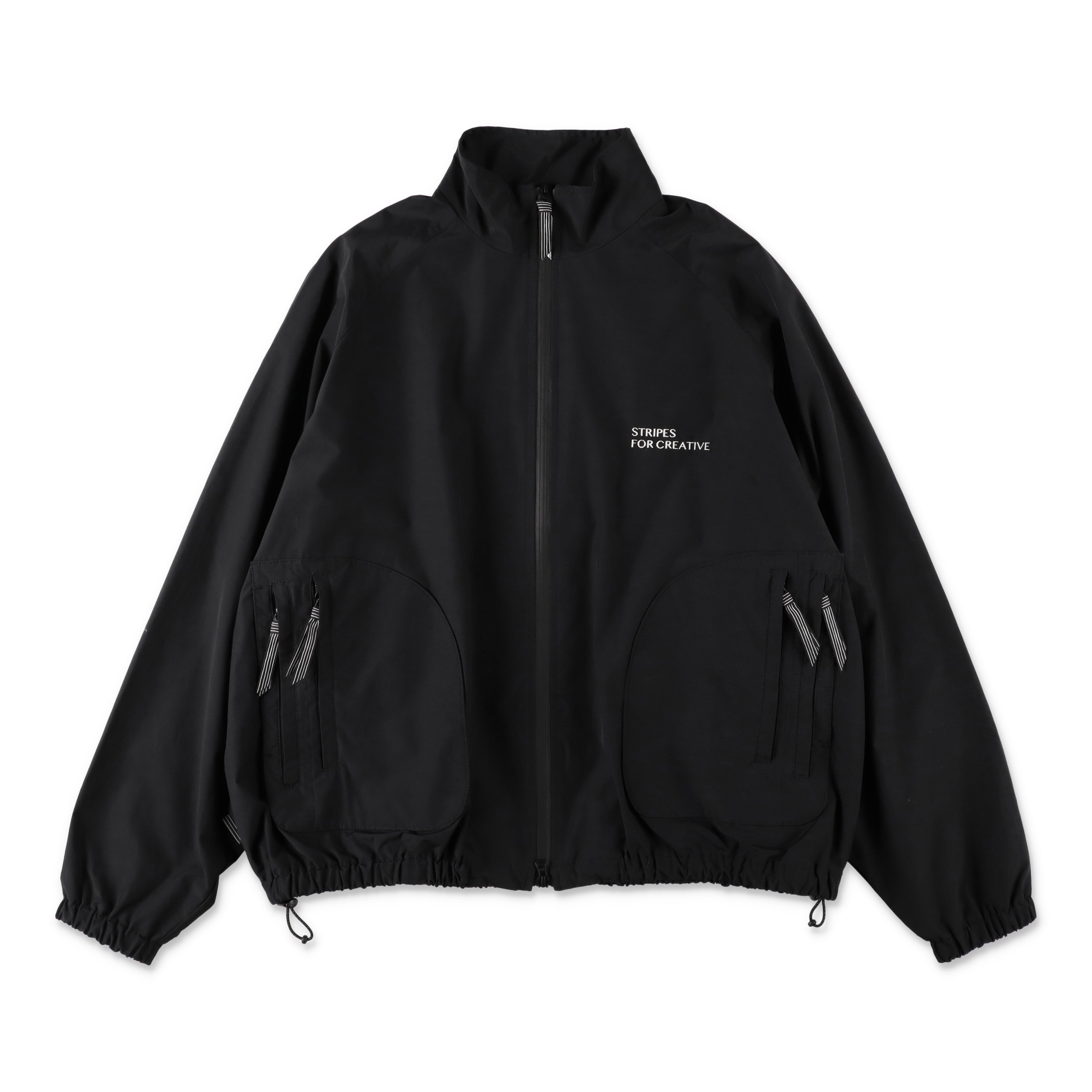 S.F.C ZIP NYLON SPORTY JACKET- Black – STUDY SHOWROOM STORE