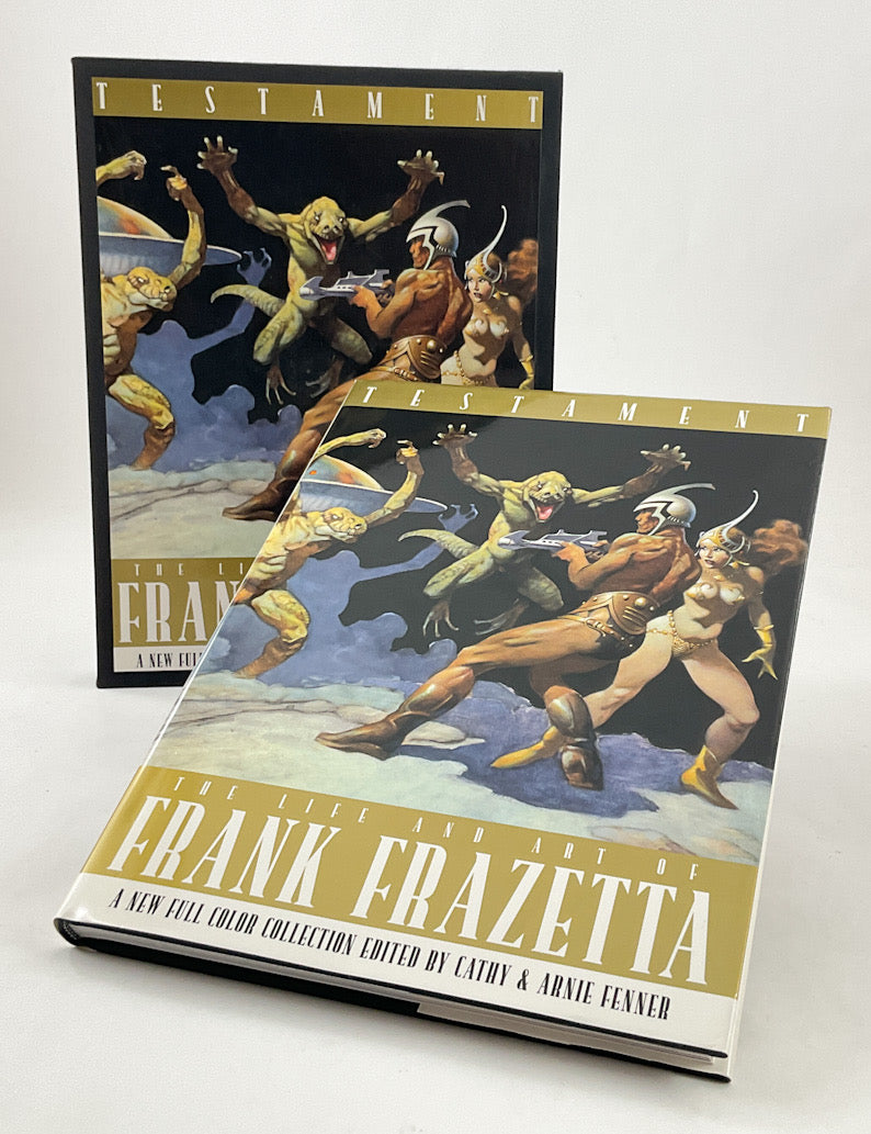 Testament: The Life and Art of Frank Frazetta - Deluxe Slipcased