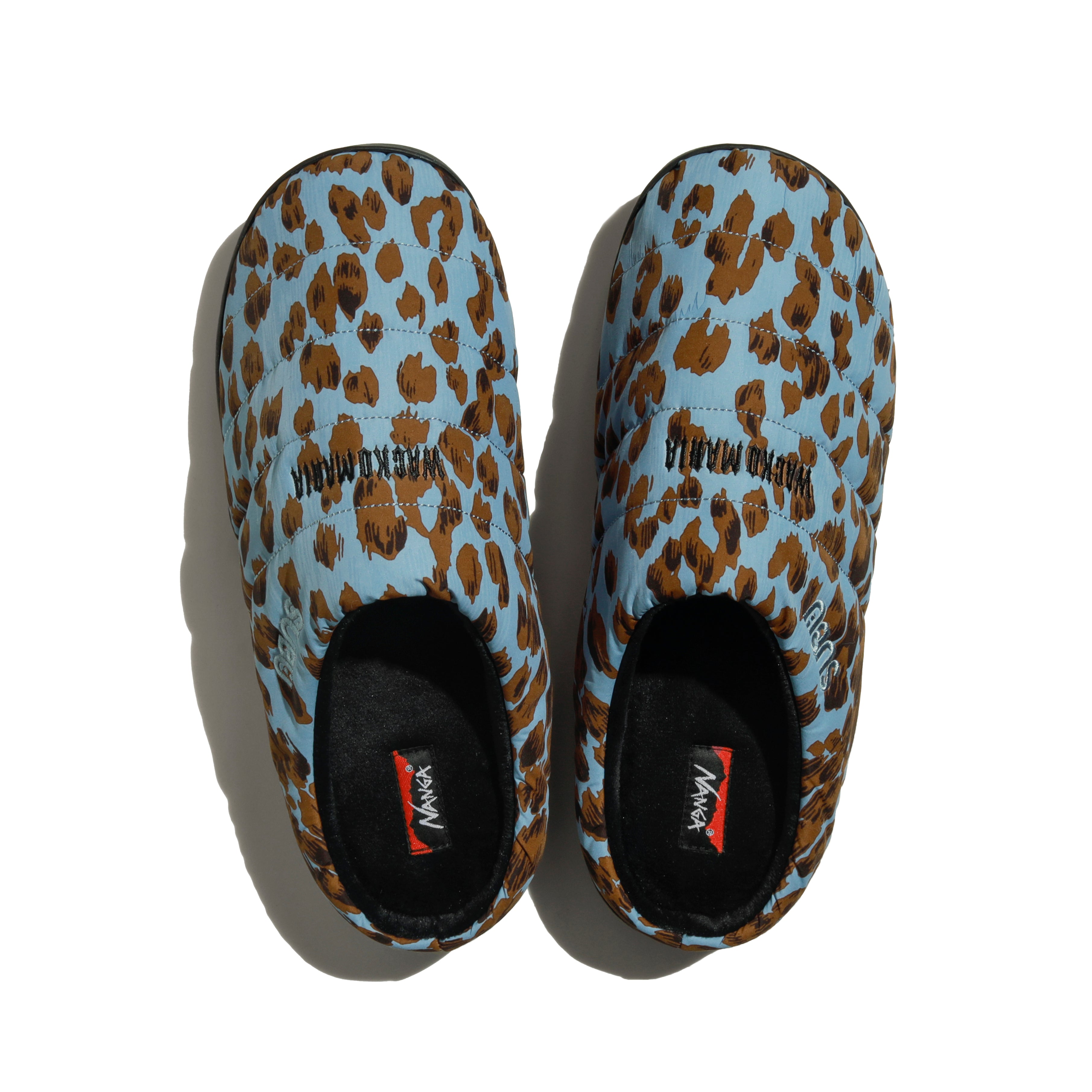 SUBU x NANGA x WACKO MARIA LEOPARD WINTER SANDALS BLUE – SUBU