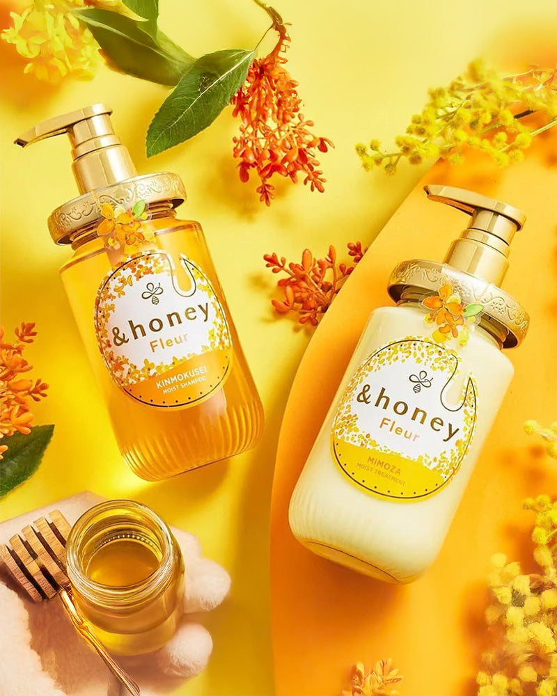 &Honey Fleur Mimosa Moist Treatment for Soft, Silky Hair