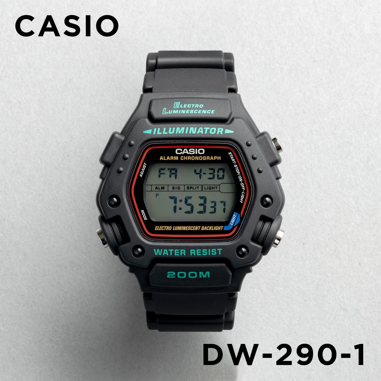 カシオ　DW-290-1 デジタルウォッチ　未使用　生産終了モデル　激レア CASIO カシオ 【生産完了】<bc>DW-290-1 メンズ 腕時計 20気圧防水 10