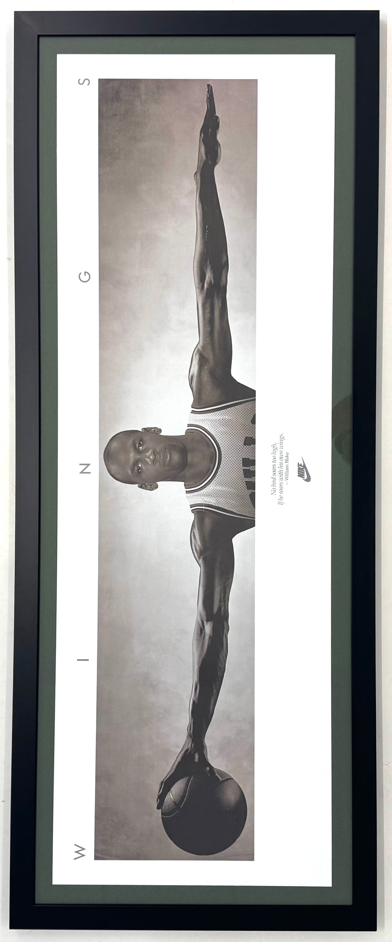 Original Vintage Nike ''wings'' Poster - Michael Jordan, 1987