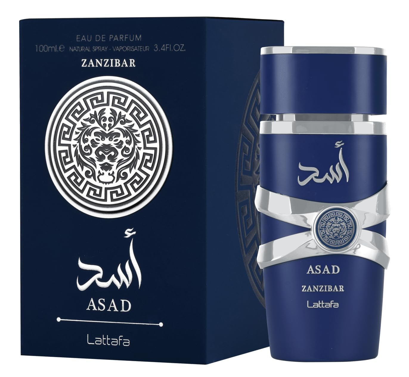 Blue Asad Eau de Parfum Spray 100ML (3.4 OZ) By Lattafa – Sajdah