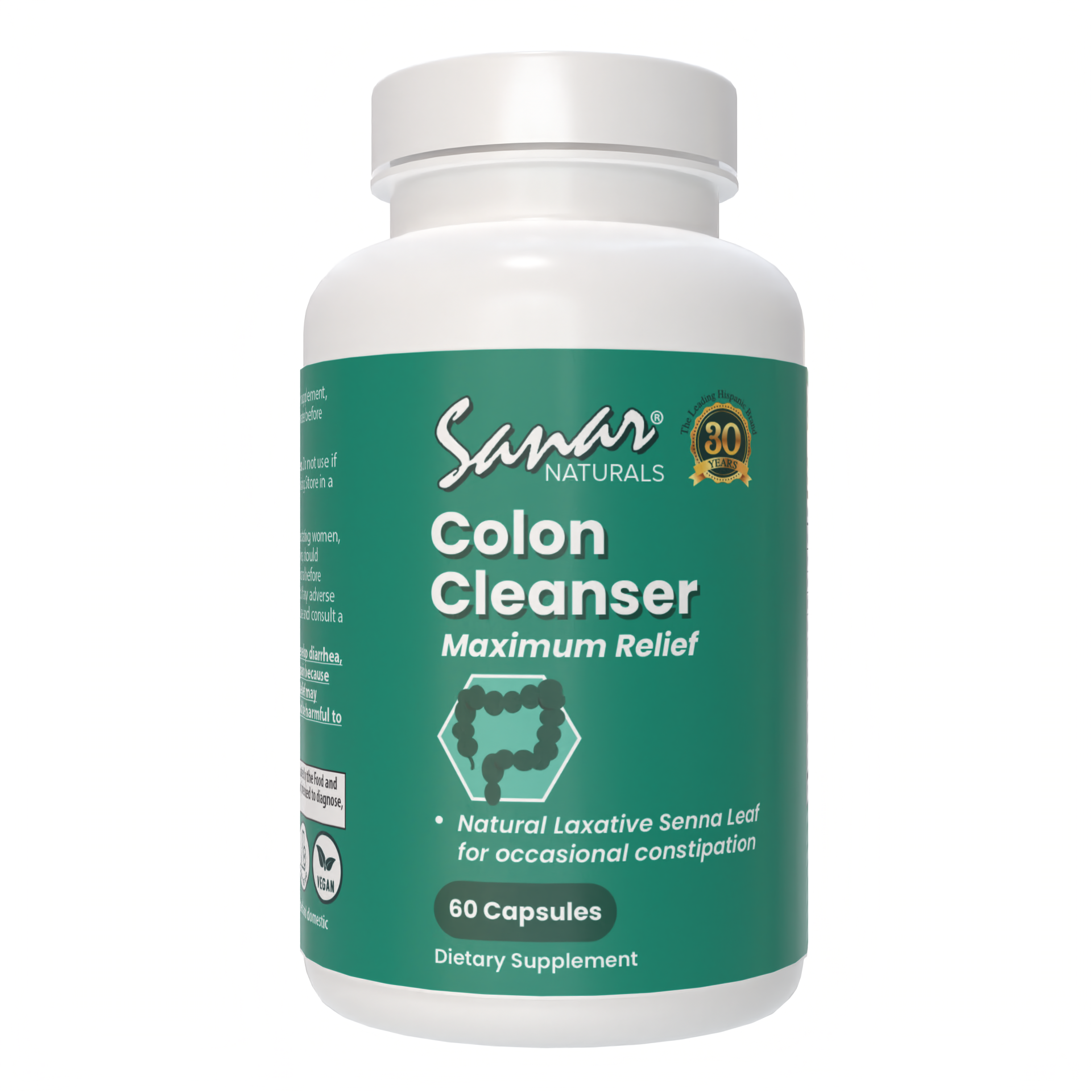 Colon Cleanser Maximum Relief, 60 Capsules – Sanar Naturals