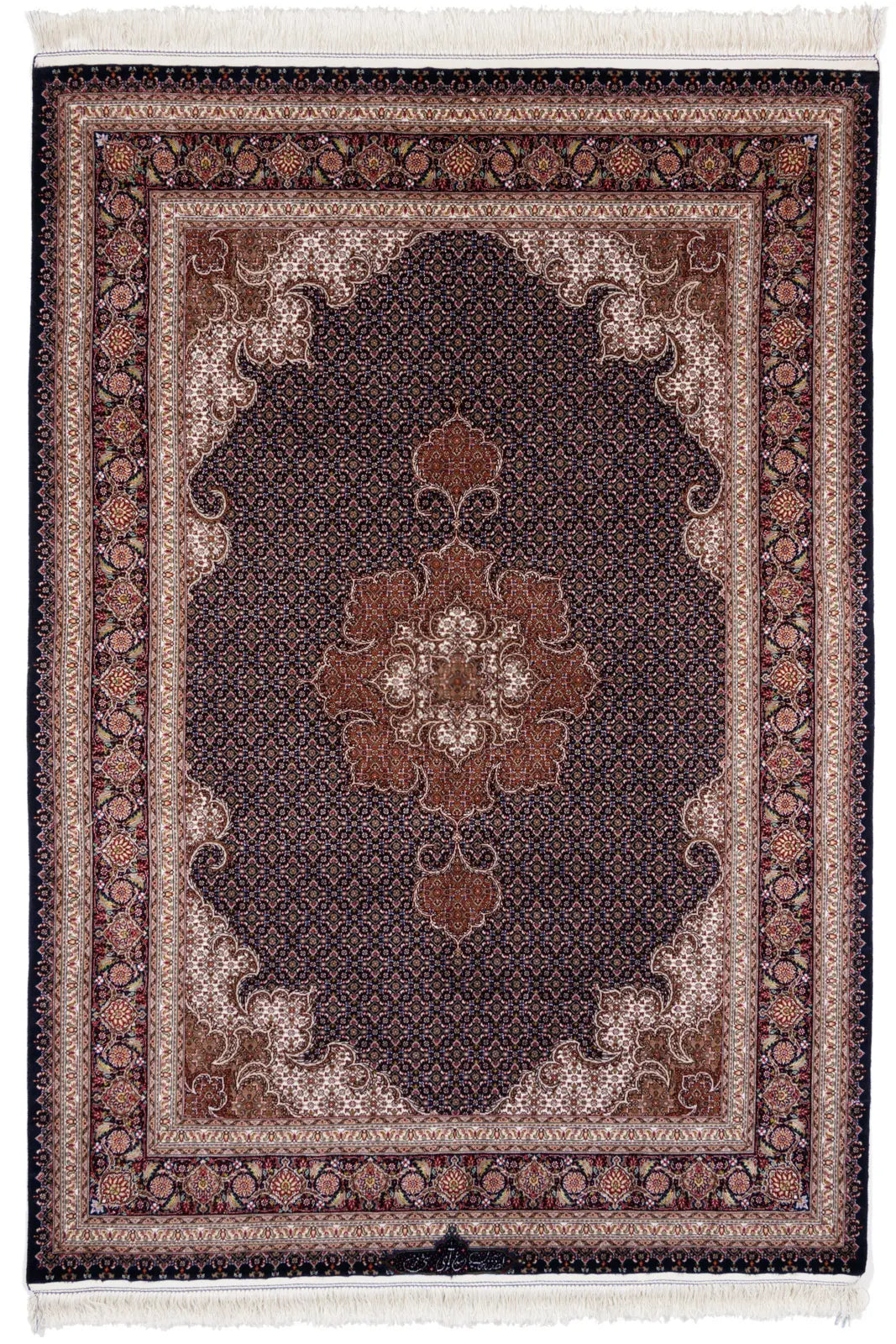 ペルシャ絨毯 タブリーズ産 ウール 約155cm x 220cm｜SATHI RUGS