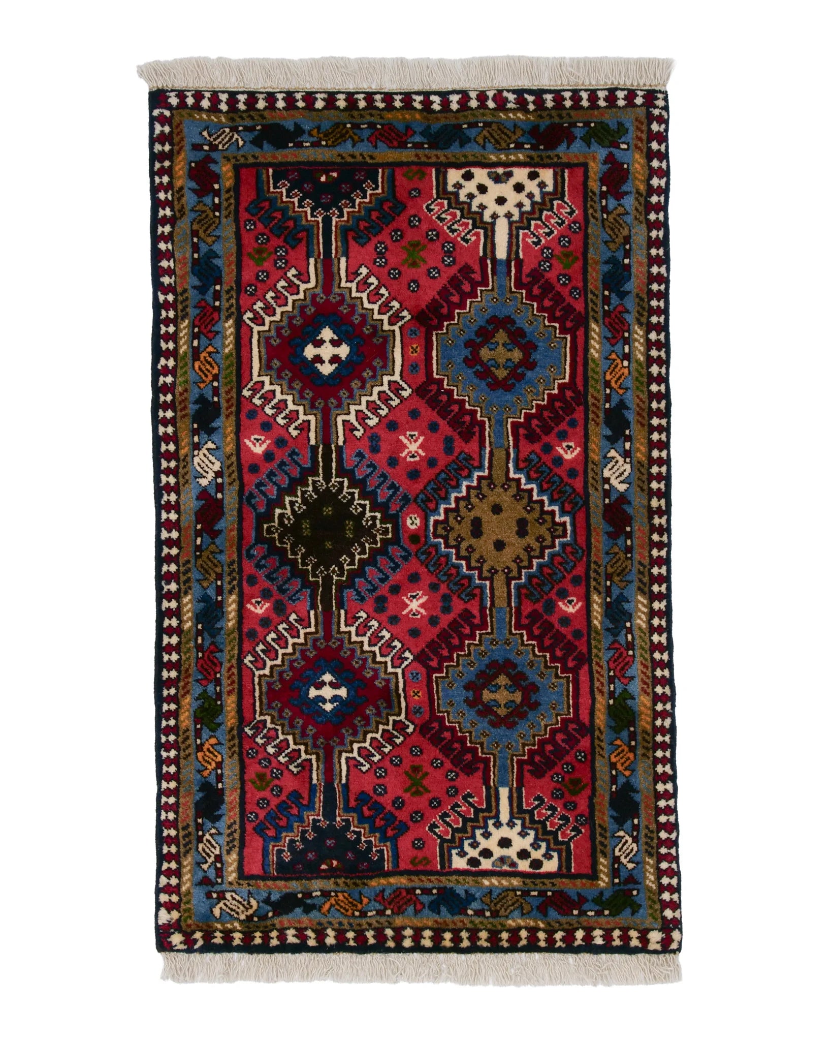 ペルシャ絨毯 ヤラメ 約60cm x 100cm｜SATHI RUGS
