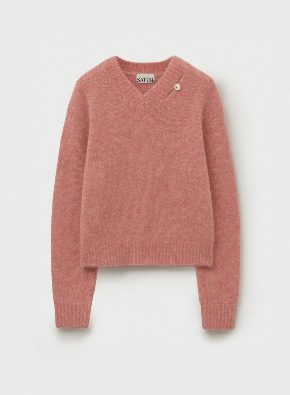W) Essen Two-Tone Mohair Pullover Knit