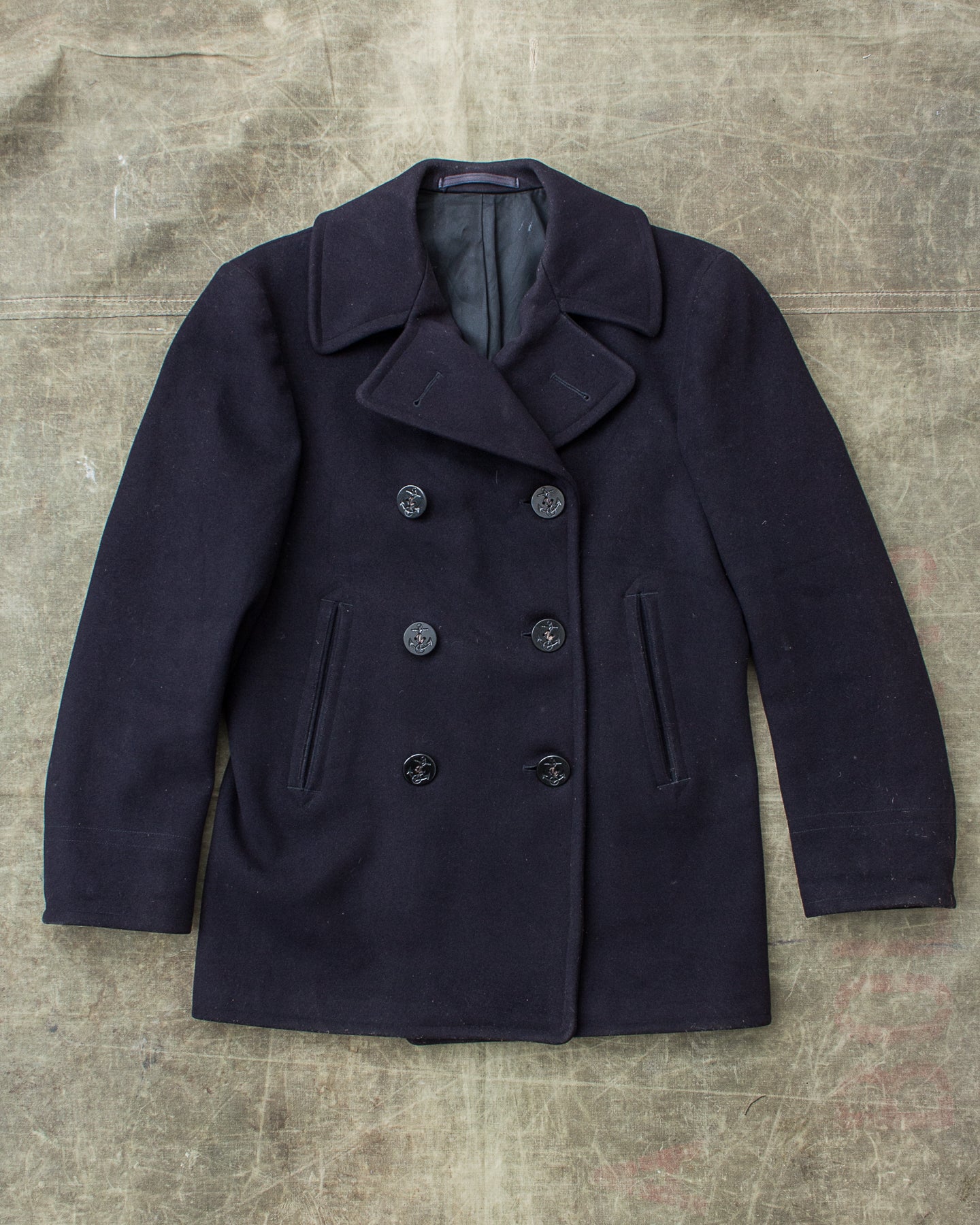 Vintage Original 40/50s WWll USN Wool Pea Coat Size ? – Second Sunrise