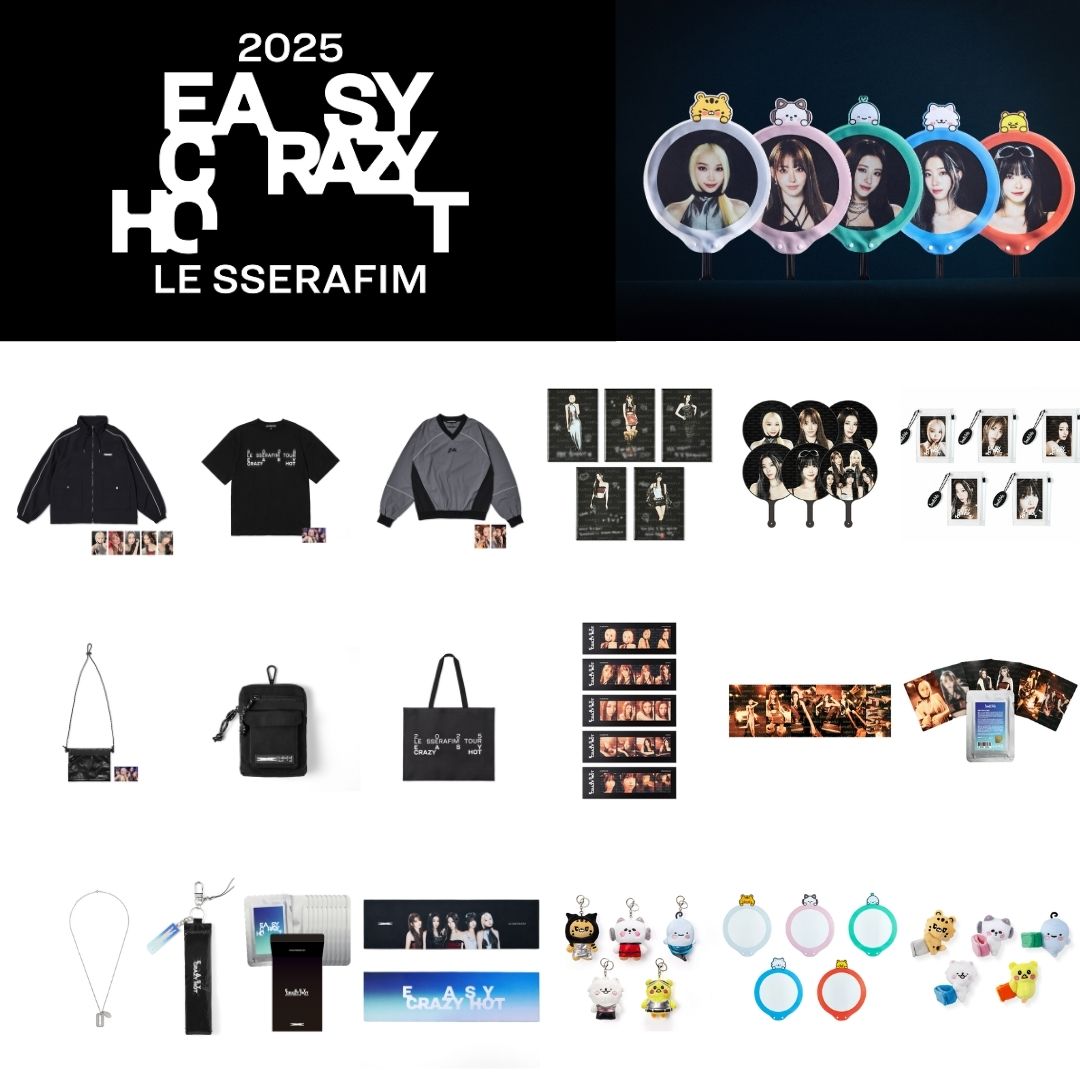 2025 LE SSERAFIM TOUR 'EASY CRAZY HOT' Official Merch – SEOUL TERRACE