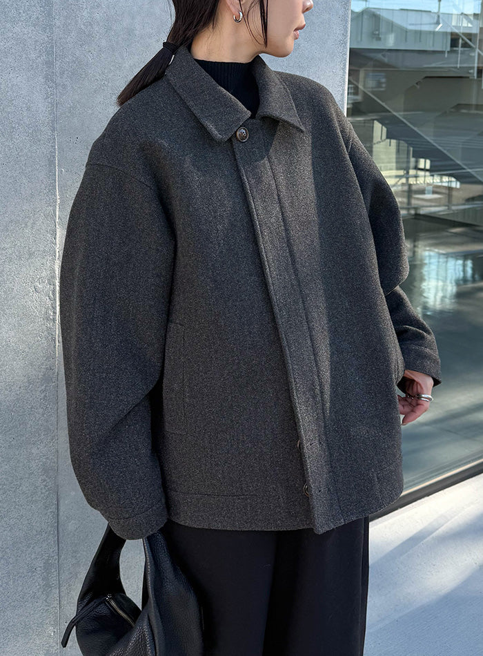 ビッグシルエットミドルコート【by SON】 – SELECT MOCA