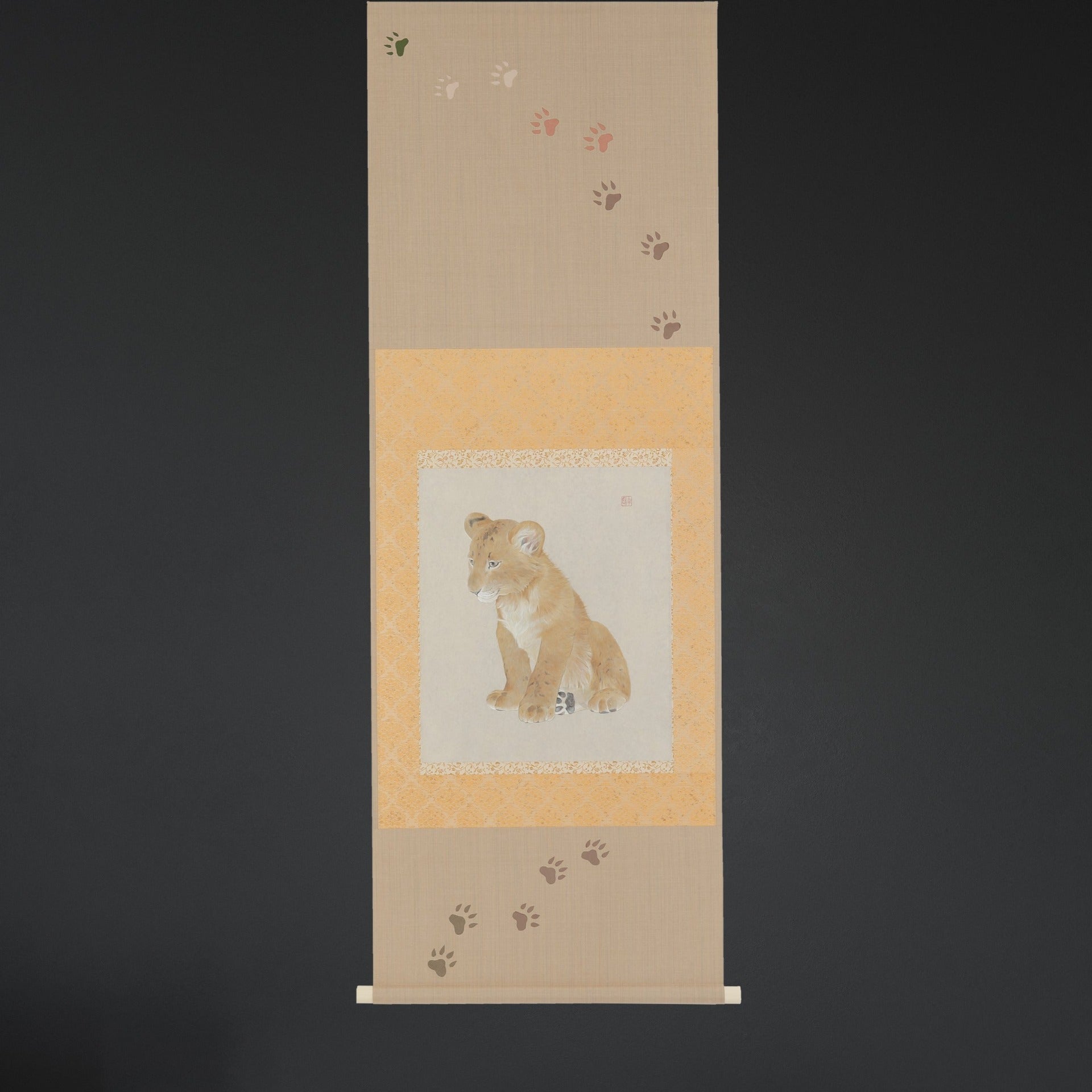 掛け軸 獅子の図 – SENSE of 京表具