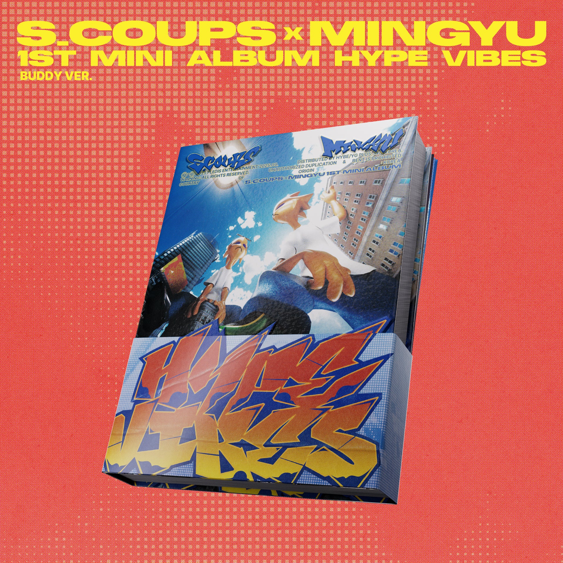 CxM 1st Mini Album 'HYPE VIBES' buddy Ver. (SIGNED) - SEVENTEEN