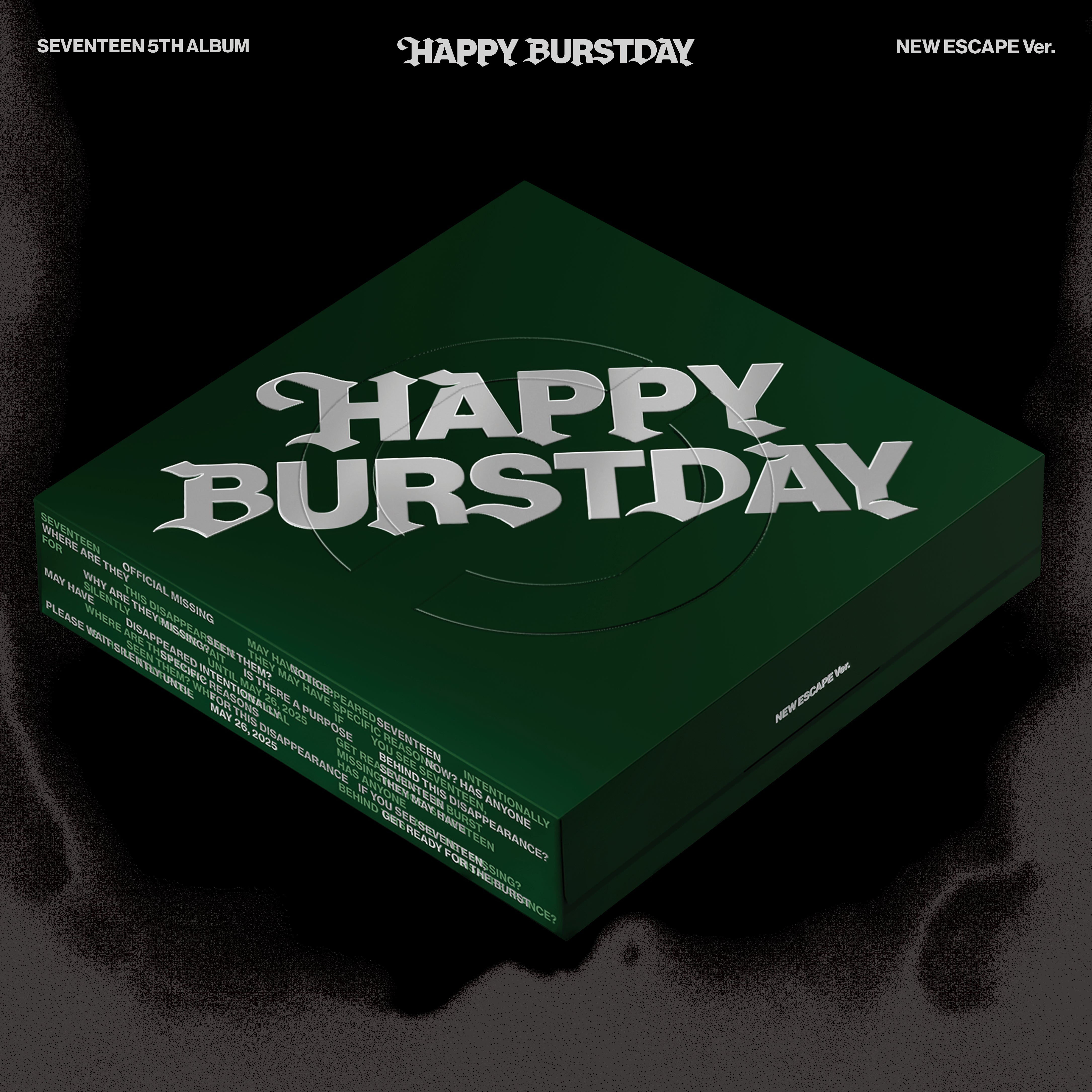 SEVENTEEN 5th Album 'HAPPY BURSTDAY' NEW ESCAPE Ver. - SEVENTEEN