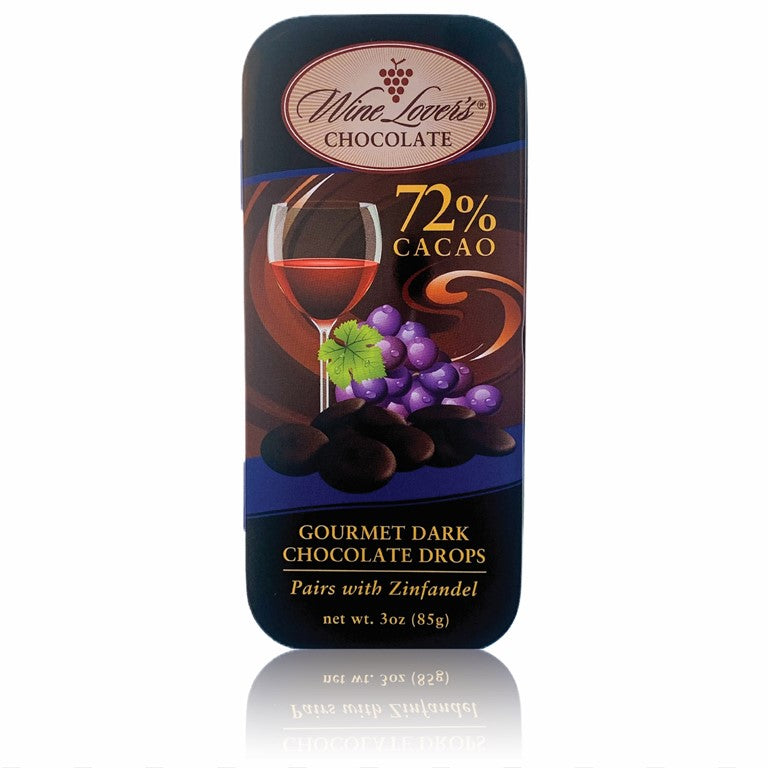 Wine Lover's Chocolate - 72% Cocoa Dark Chocolate (pairs with