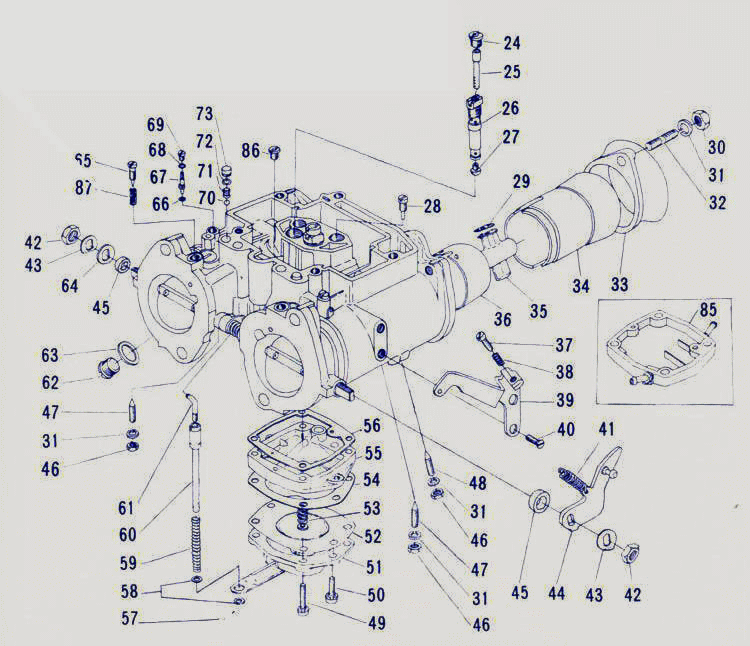 SOLEX分解図＆パーツリスト