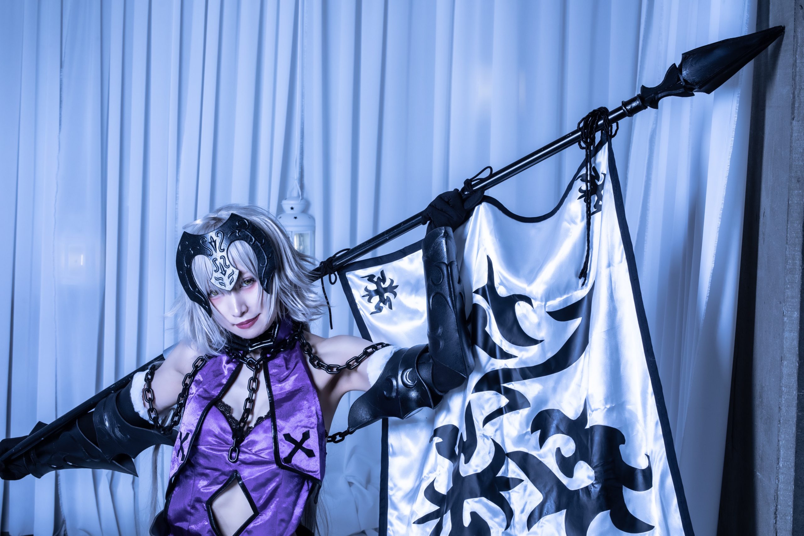 誰でも簡単に作れる☆FGOジャンヌオルタの旗作ってみない？【旗の本体