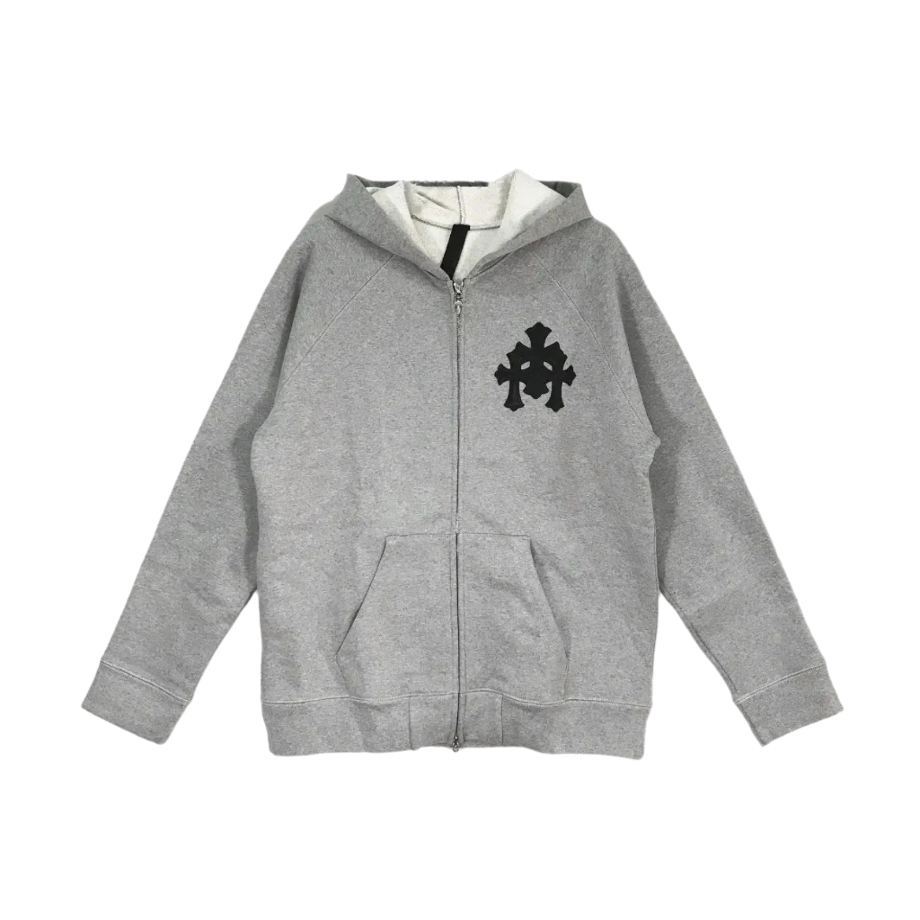 Chrome Hearts Triple Cross Gray Zip Up Hoodie - SRM – SHENGLI ROAD