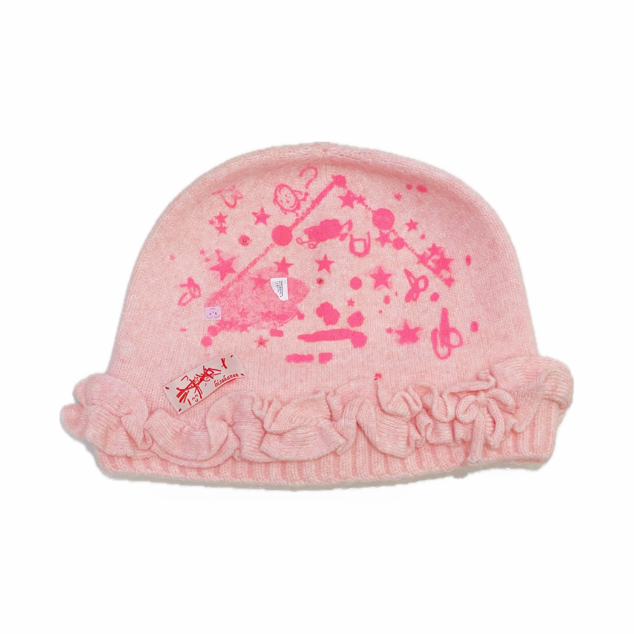 SHEEP SOUVENIR】sheep vs winter knit cap / pink / ニットキャップ