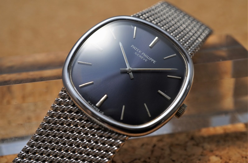 80's パテック・フィリップ Ref.3844 18KWG ブルーダイヤル | ichigo_ichie