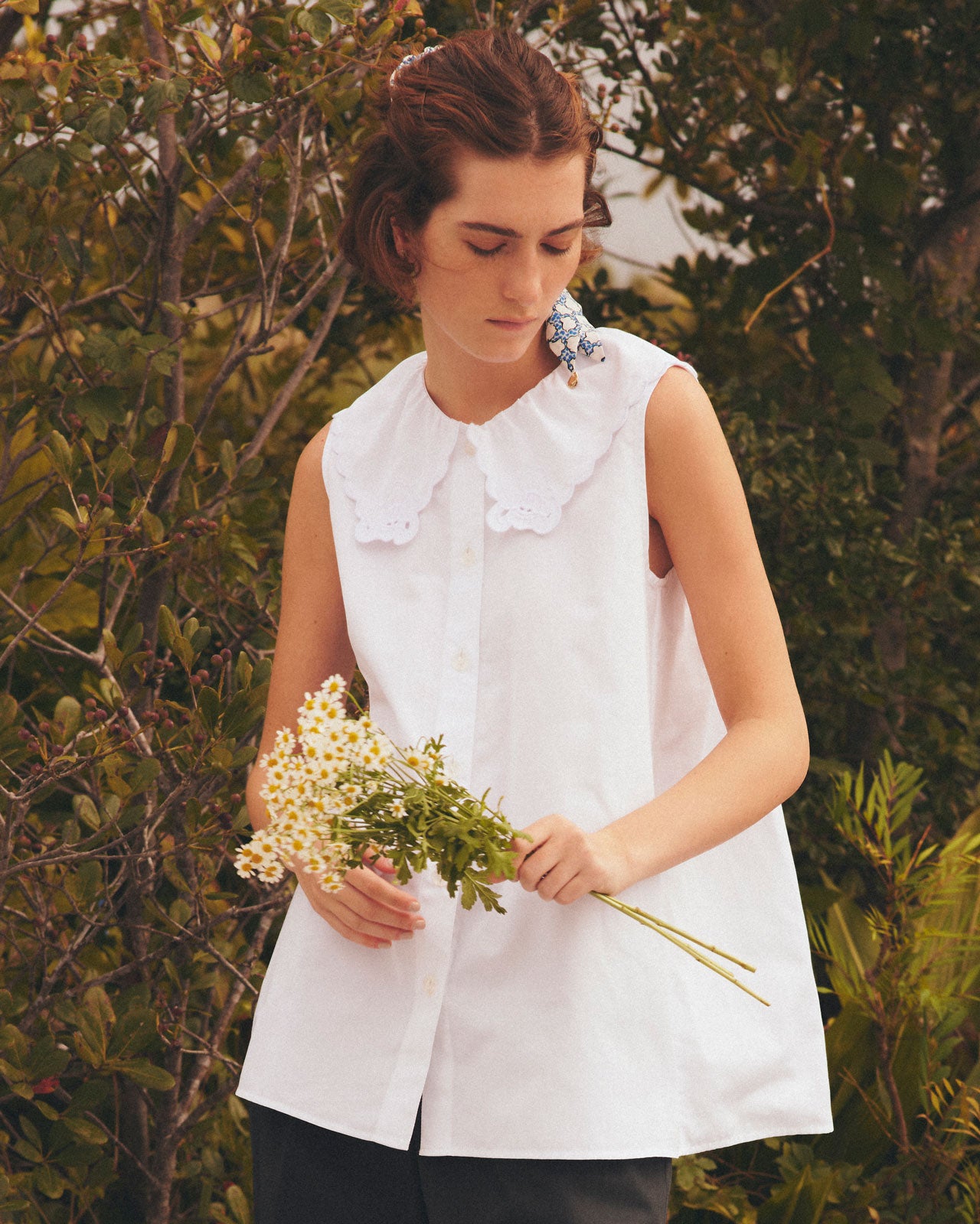 LACE COLLAR BLOUSE – Shinzone