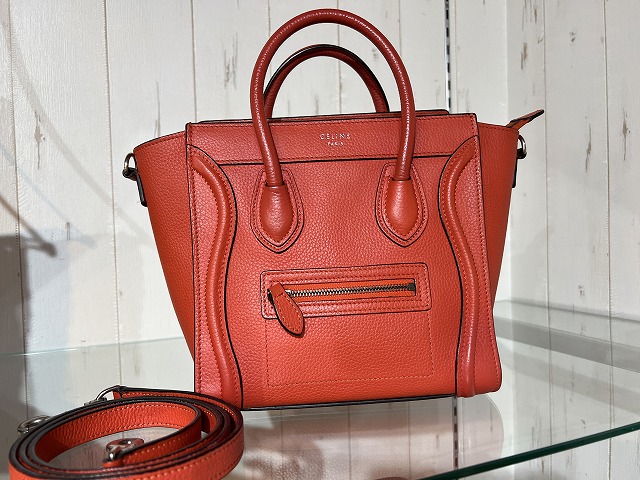 CELINE セリーヌ ラゲージ ナノショッパー 2WAYハンドバッグ ｜福井市