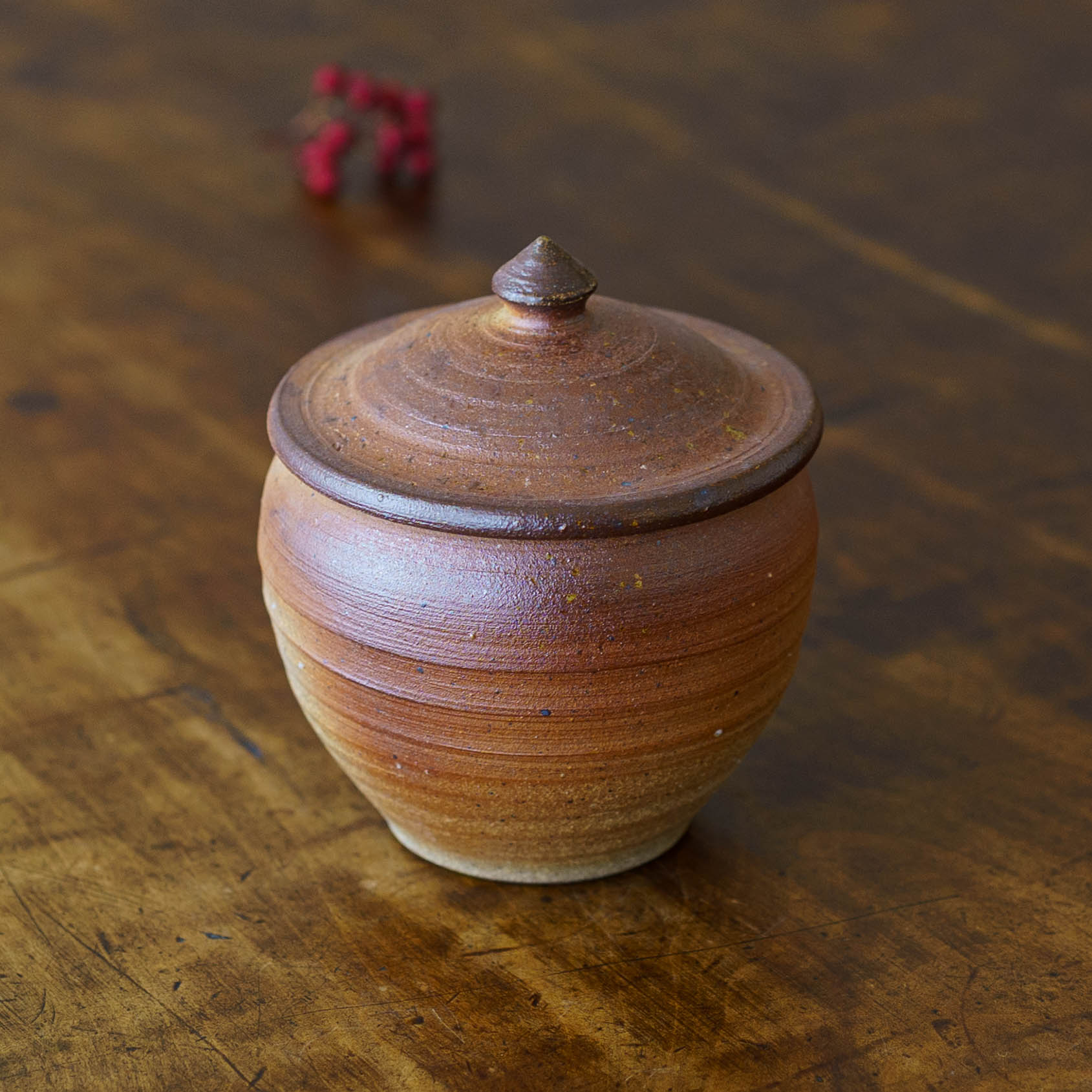 益子焼 川尻製陶所 塩壷 上膨れ M｜和食器通販 四季折折 – 四季折折