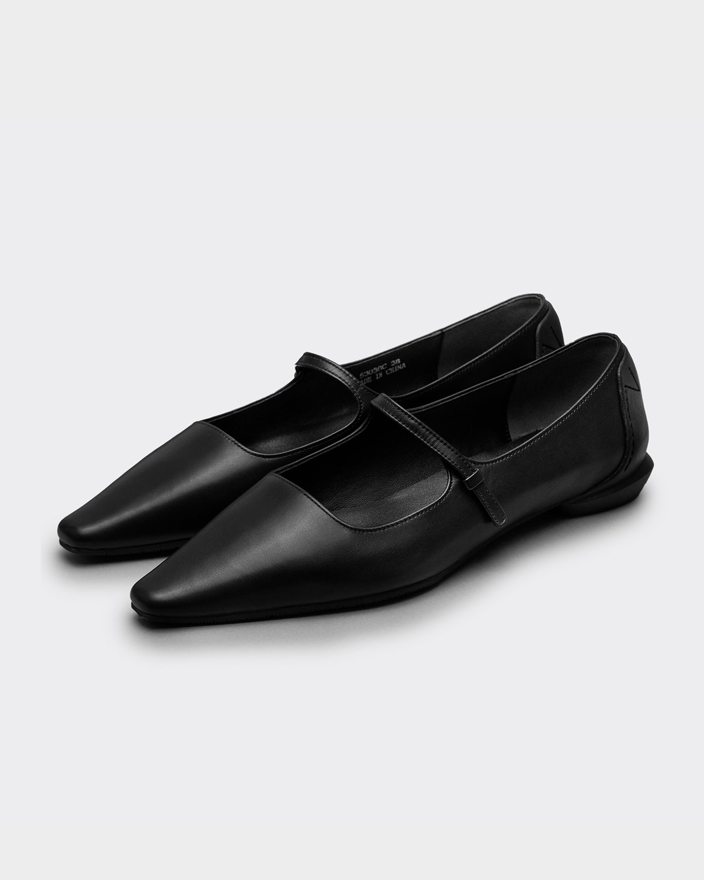 CHISEL TOE MARY JANE / BLACK – SHISEI