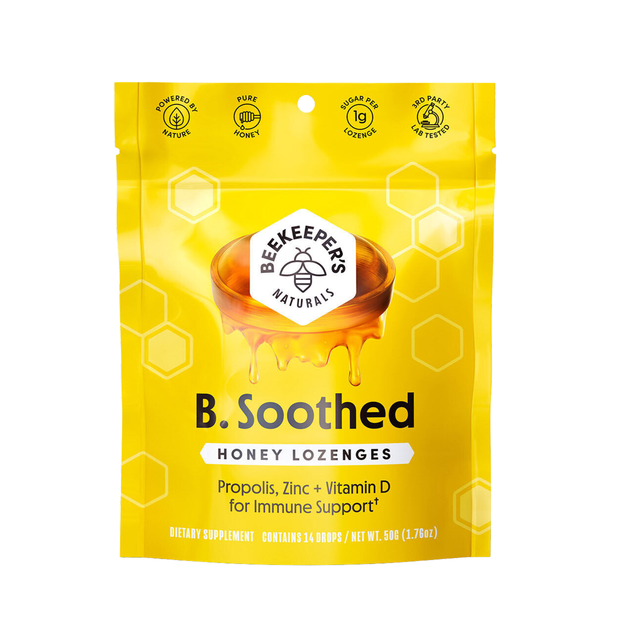 Beekeeper's Naturals Soothing Honey Lozenges | Erewhon