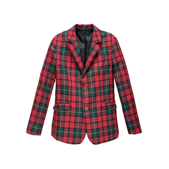 666：タータンチェックジャケット(レッド) 商品詳細