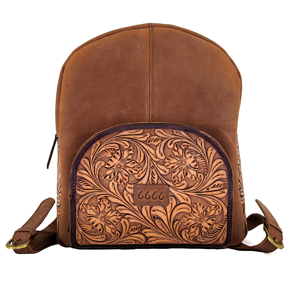 Tooled Leather Backpack – Shop 6666 Ranch