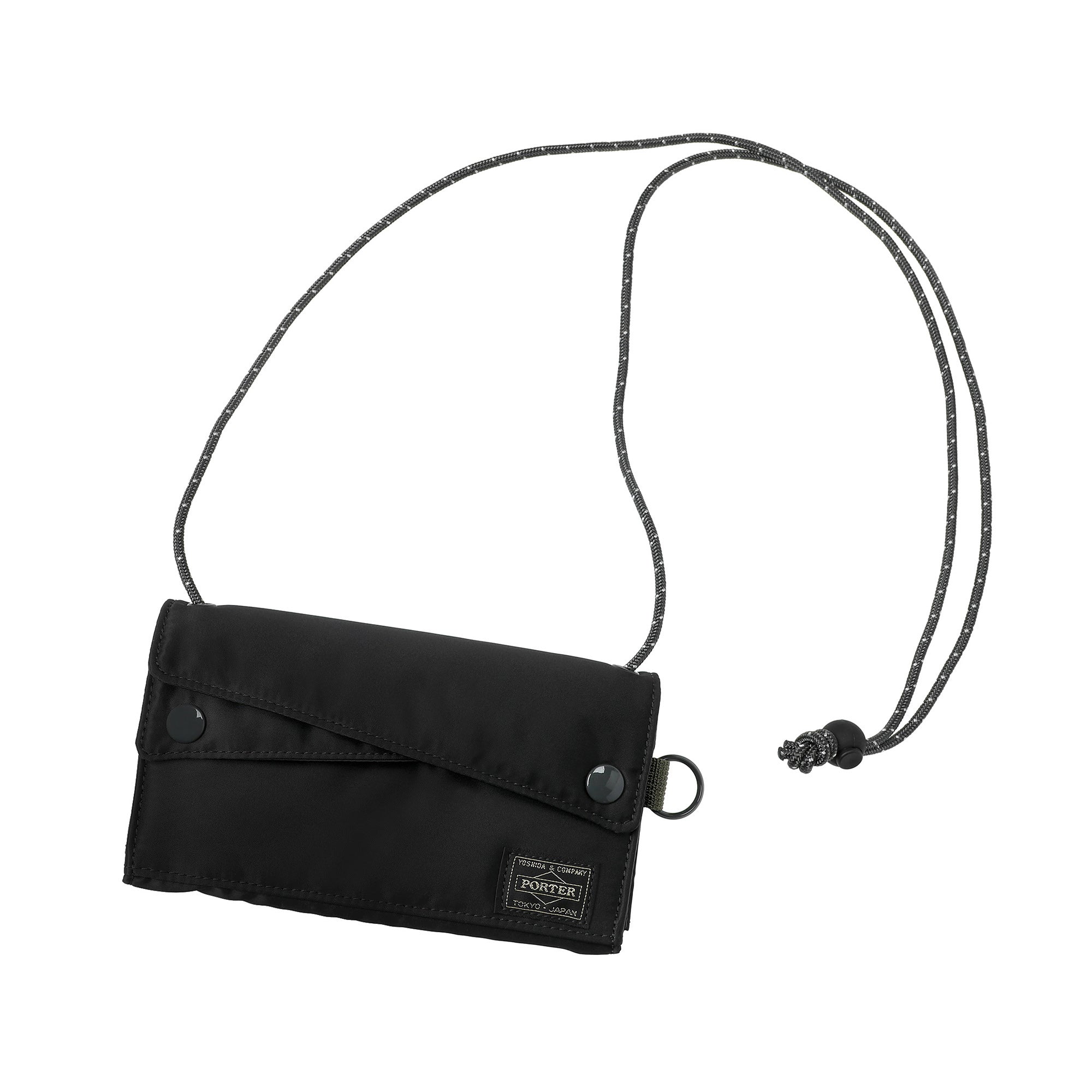PORTER: PX TANKER Sling Purse L (Black) | DSMG E-SHOP