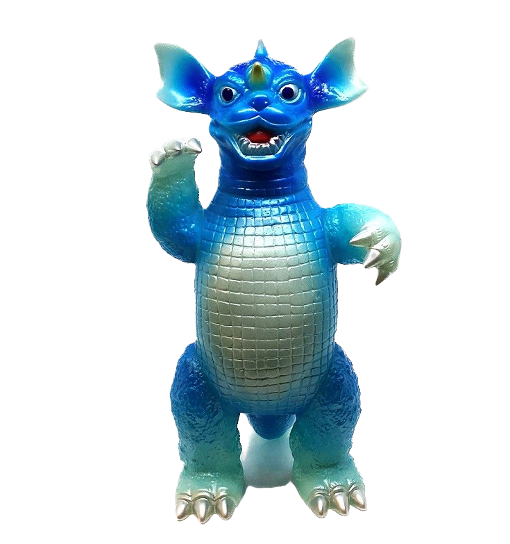 地底怪獣バラゴン450/HokusaiブルーGID./70s限定/蓄光成型/マルサン