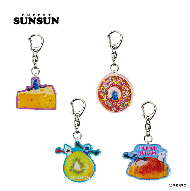 パペットスンスン アクリルキーホルダー – CHOCOLATE CHARACTER LABEL