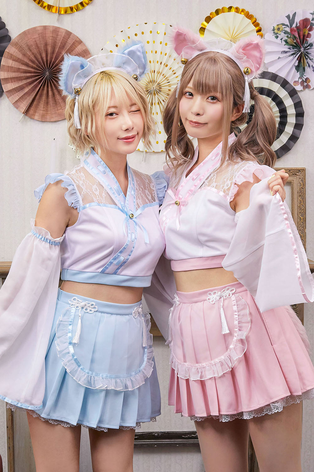 コスプレ きつね 巫女 和風 シュガーウィップ 狐巫女メイド レディース