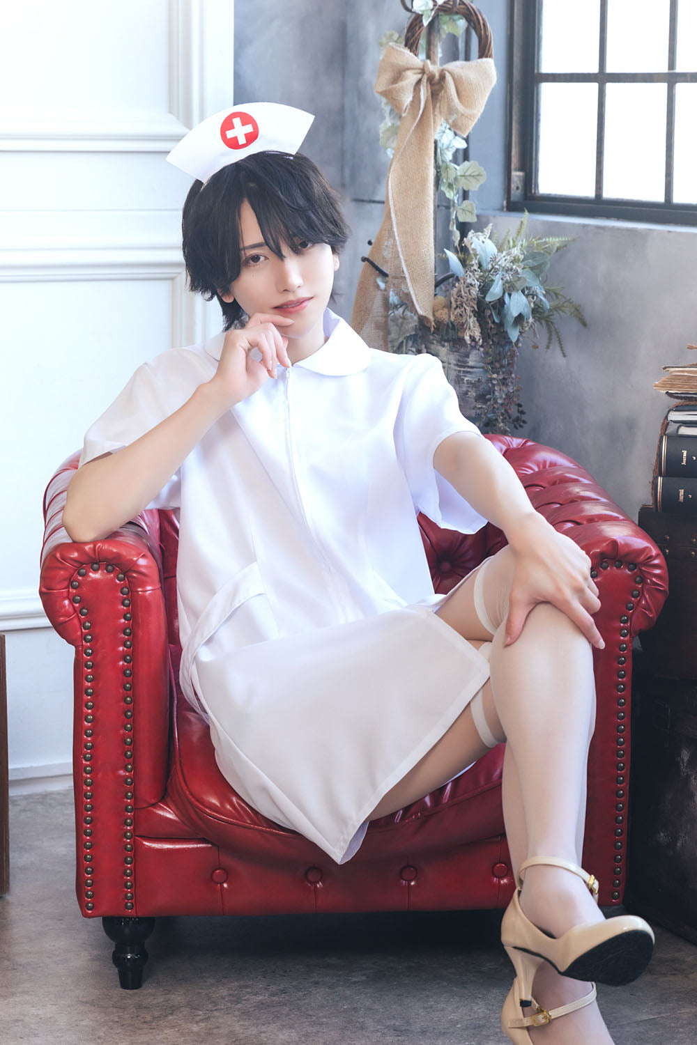 NEW] コスプレ ハロウィン 看護師 ハニーボーイ ナース ユニセックス